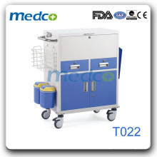 Carro de cambio de medicina de acero T022